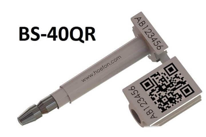 High security bolt seal with QR code