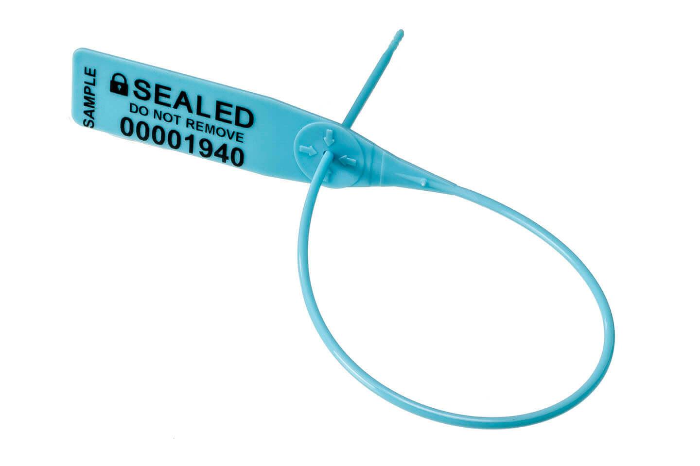 Plastic Seal DSR-250 Blue by Hoefon Security Seals