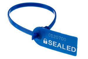 Plastic Ring Seal Blue by Hoefon Security Seals